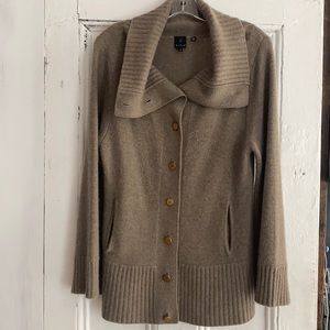 B.Chyll Cashmere Sweater-Camel color, gold buttons